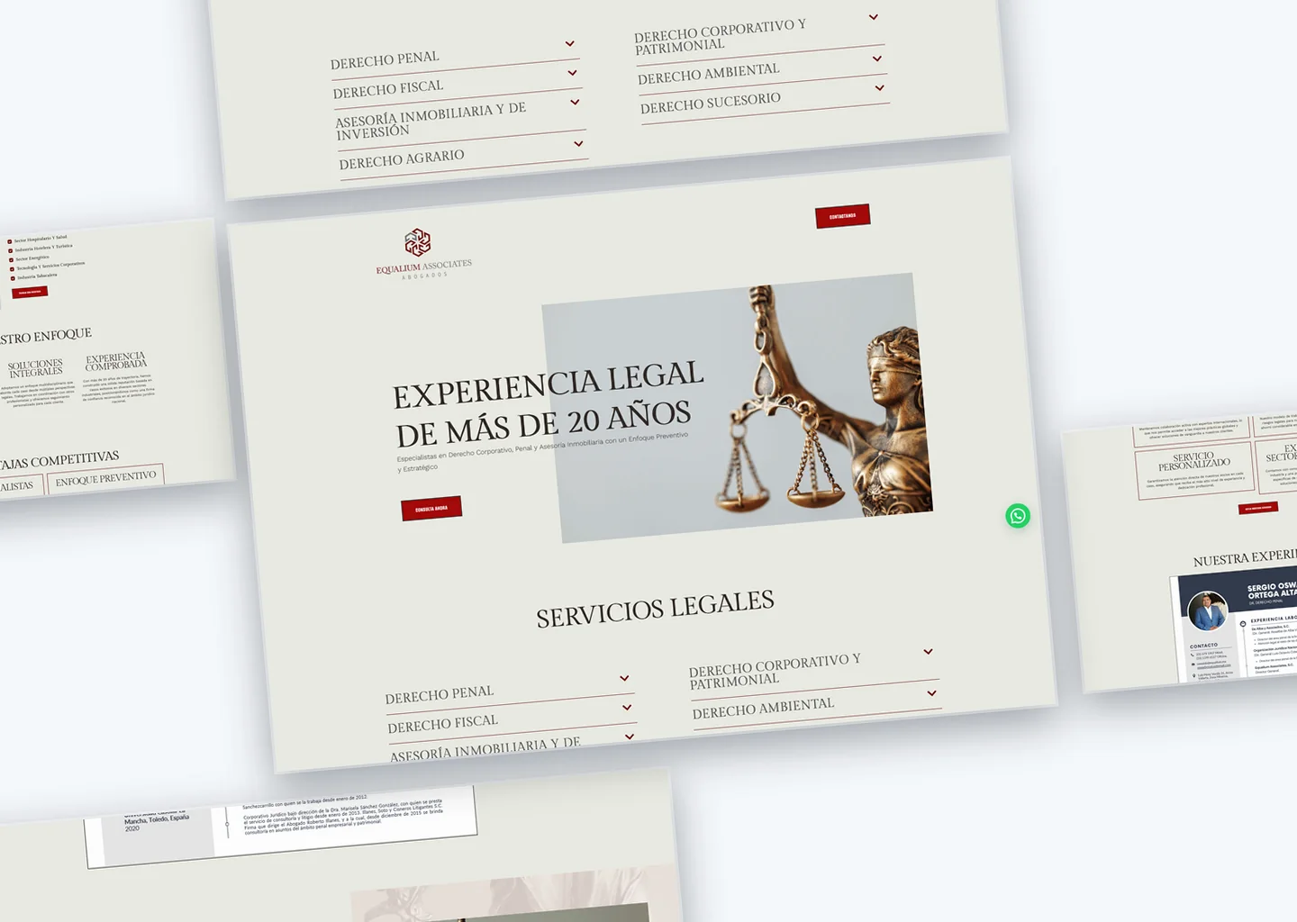 Sitio web para Equallium Associates