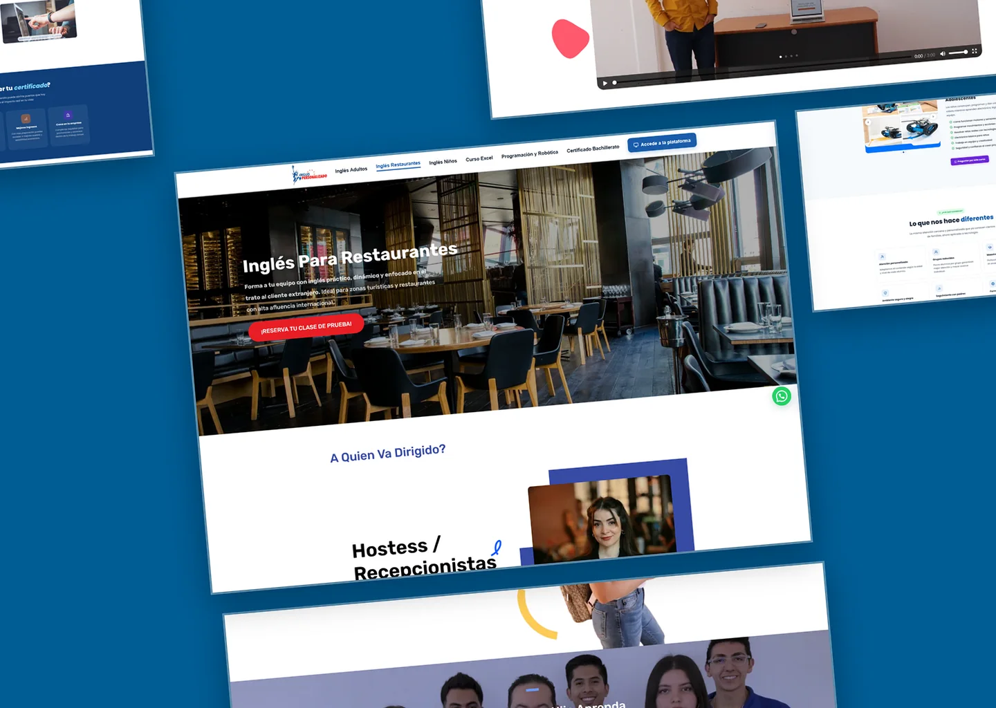 Sitio web para Inglés Personalizado