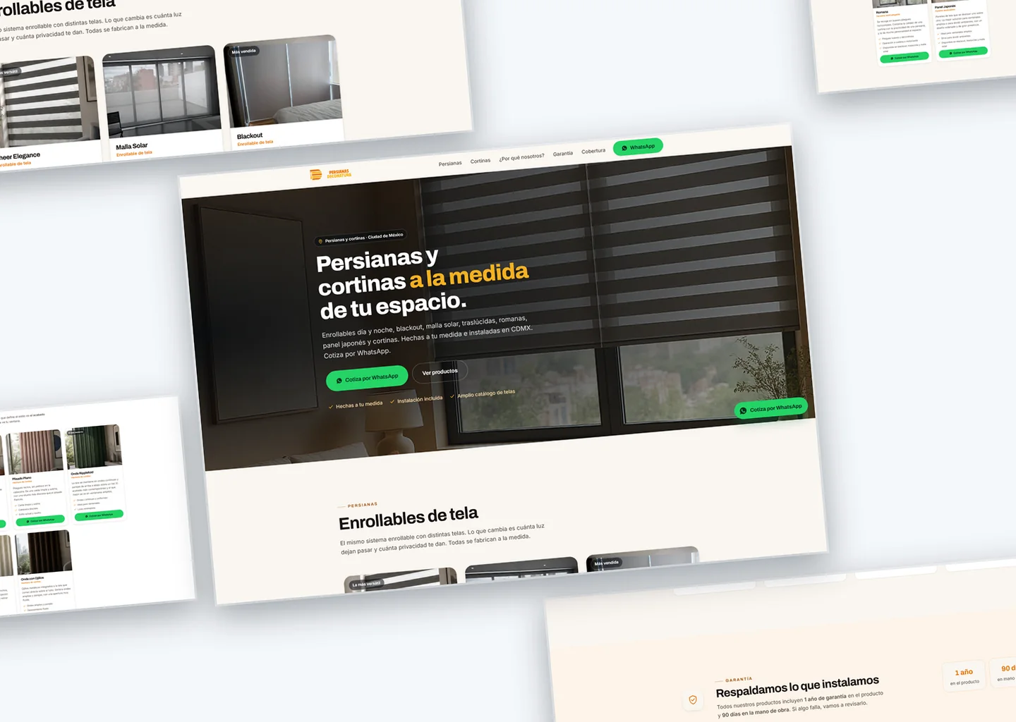 Sitio web para Deconatura Persianas
