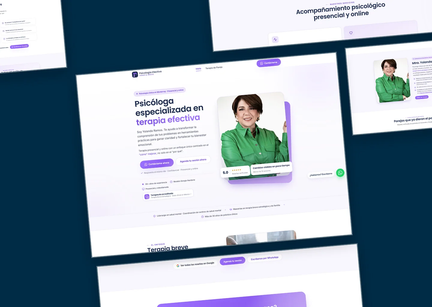 Sitio web para Psicología Efectiva
