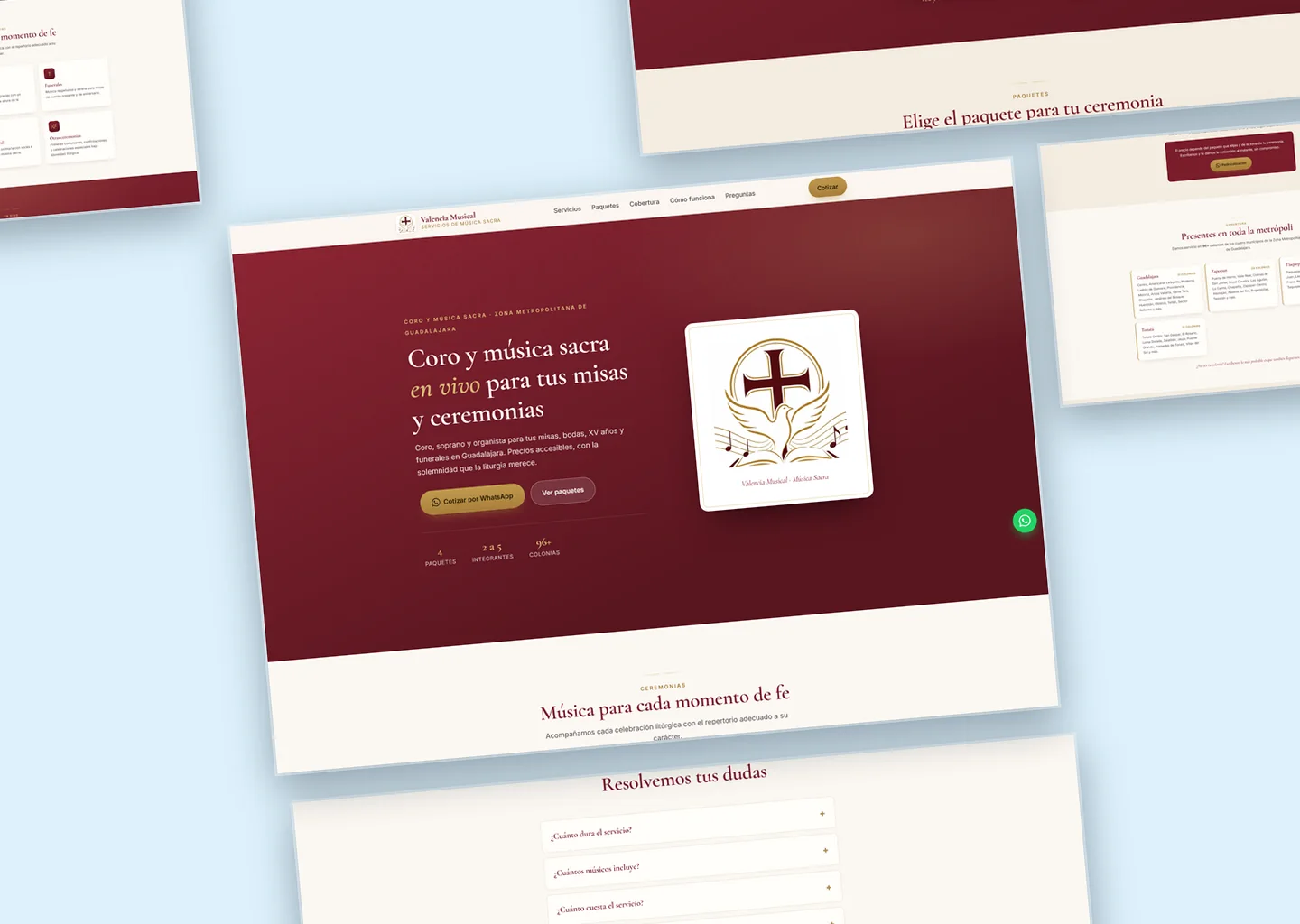 Sitio web para Valencia Musical